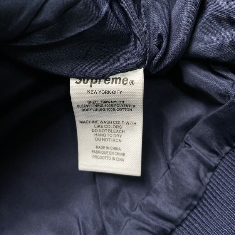 Supreme x New York Yankees Navy Jacket