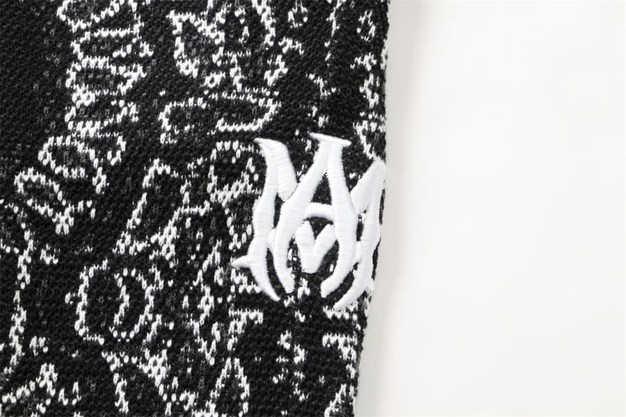 Amiri Bandana B-Ball Sweatpants 'BlackGrey'
