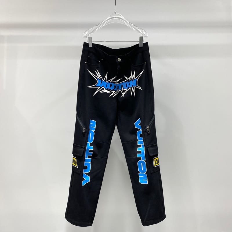 Louis Vuitton Printed Denim Jeans