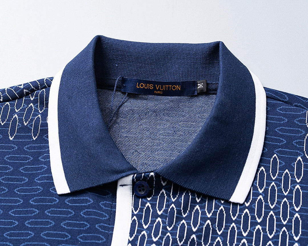 Conjunto Louis Vuitton Signature Monogram Azul Marinho