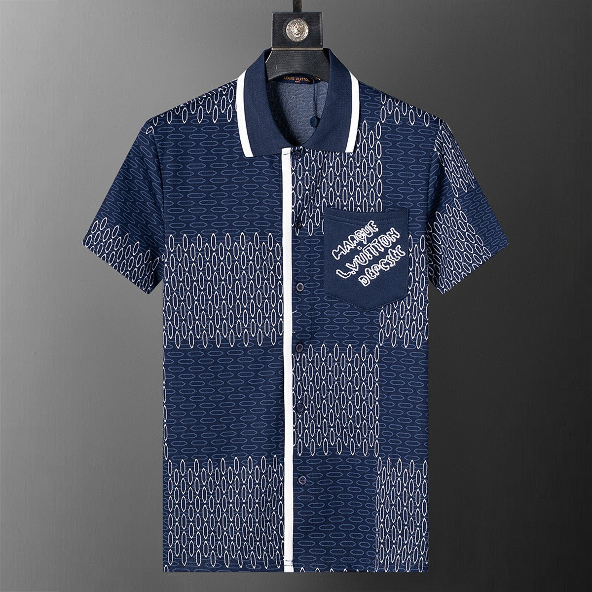 Conjunto Louis Vuitton Signature Monogram Azul Marinho