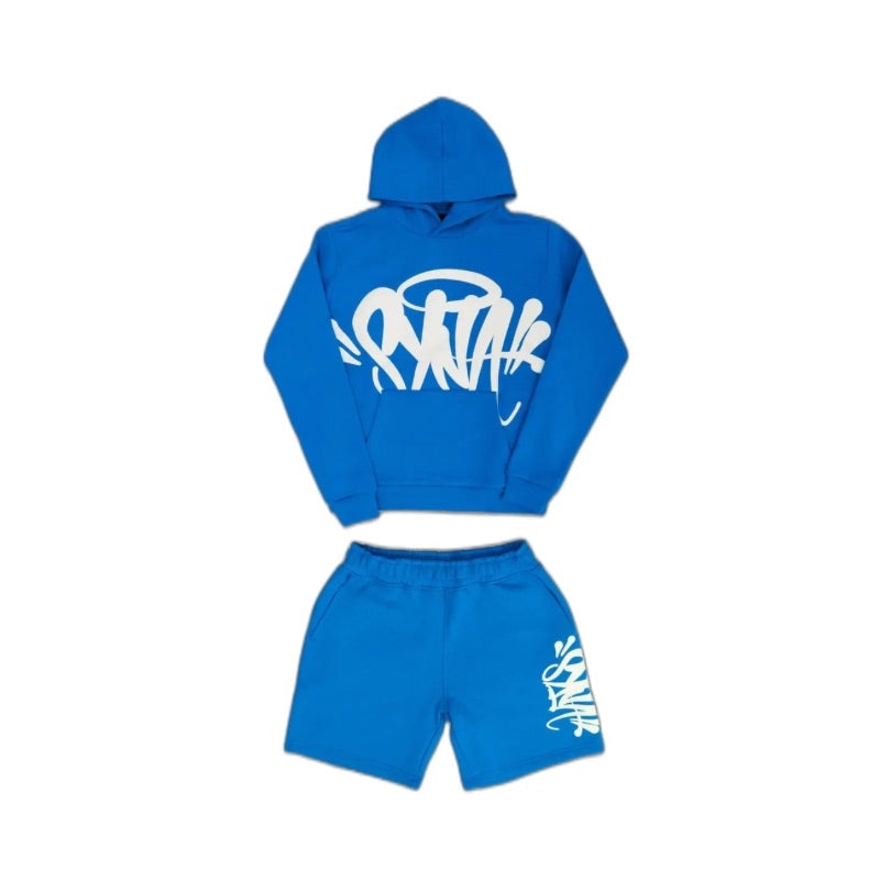 Team Syna Hood Twinset Blue Set