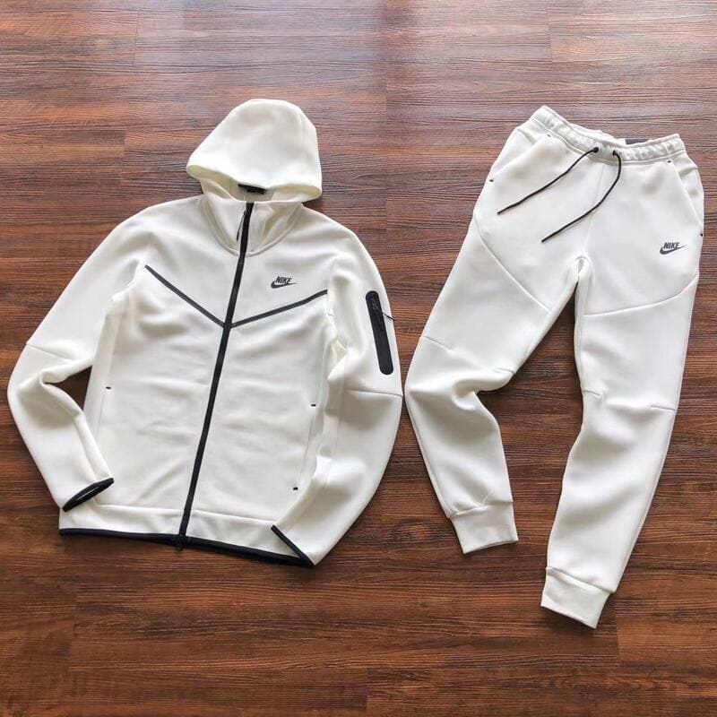 Nike Tech Fleece Set White