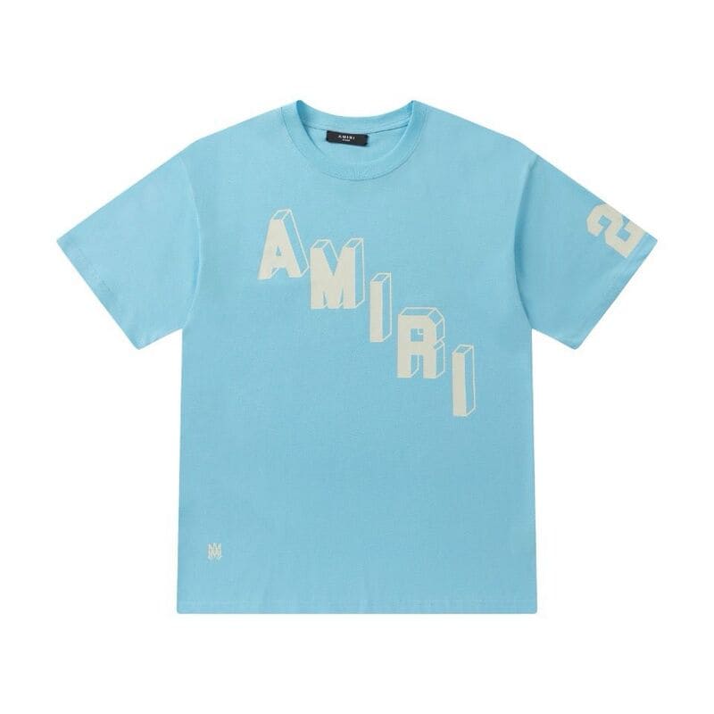 Amiri Blue Hockey Skater T-Shirt