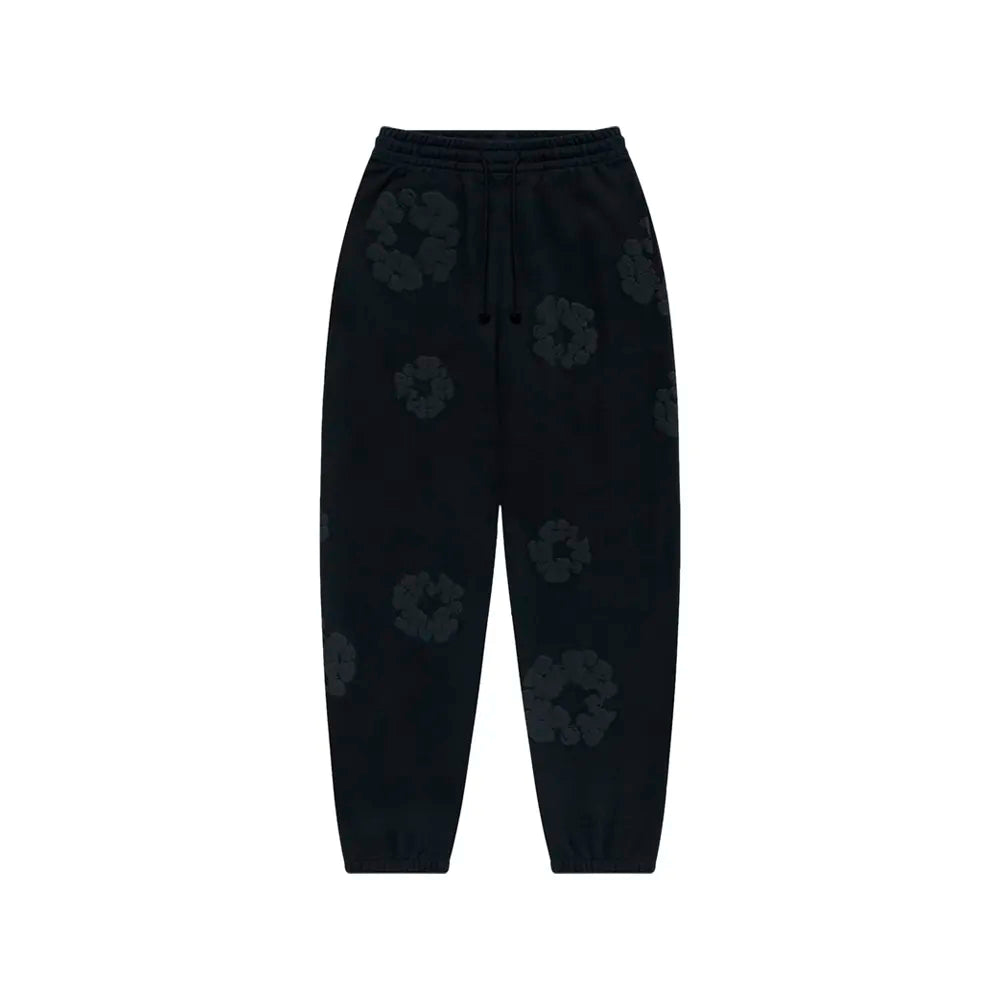 Denim Tears Cotton Wreath Black Monochrome Jeans