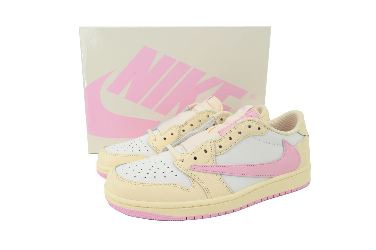 Travis Scott x Air Jordan 1 Low Reverse Hook Powder