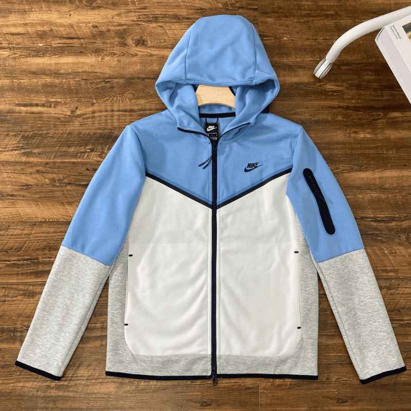 Nike Tech Fleece Set Blue and Grey