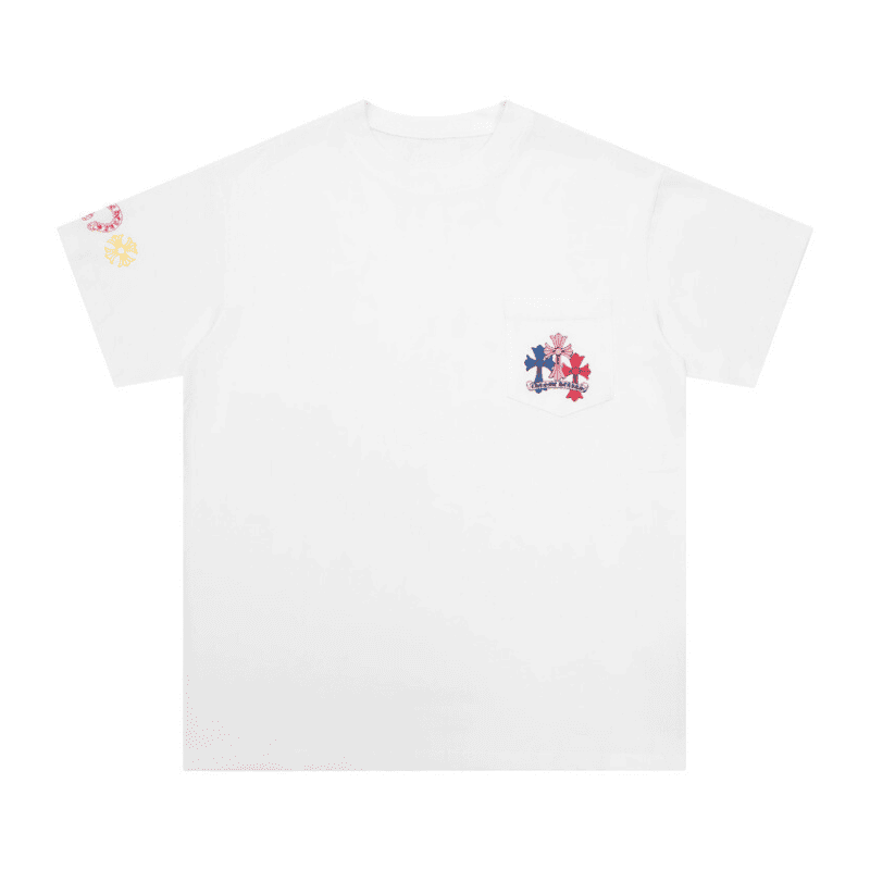 Chrome Hearts Cross Colour White T-Shirt