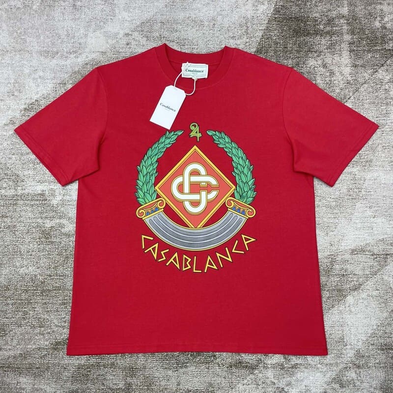 Casablanca Casa Crest Red T-Shirt