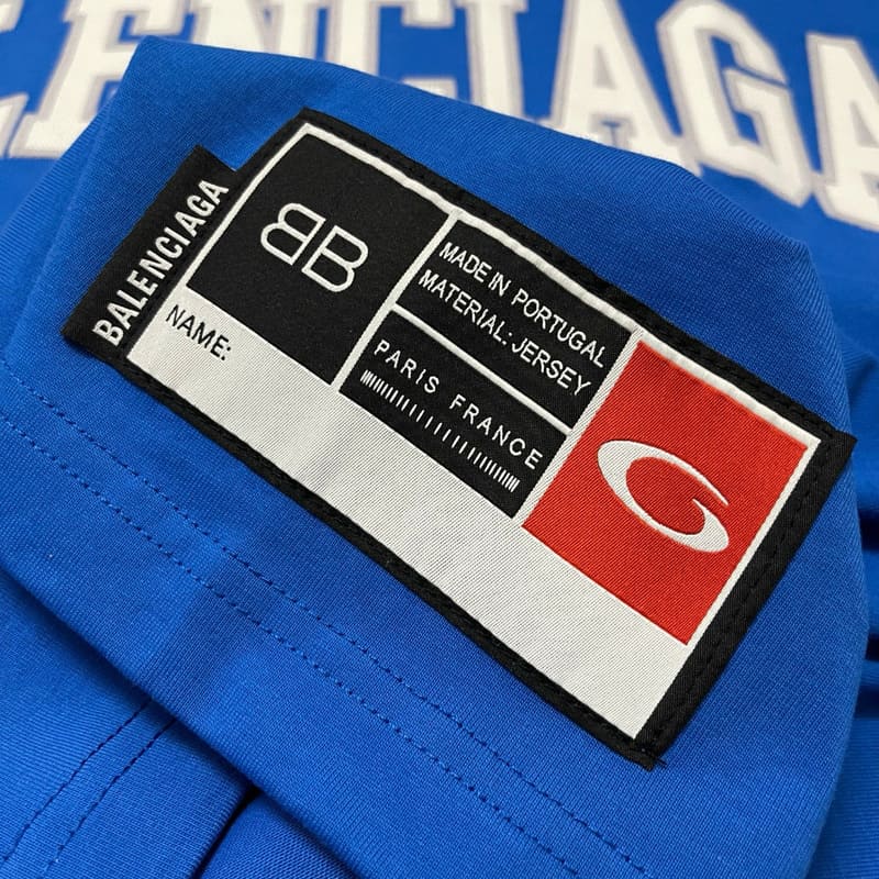 Balenciaga Basketball Series Blue T-shirt