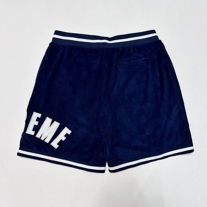 Supreme Ultrasuede Shorts Blue