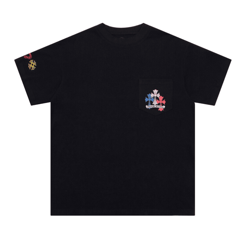 Chrome Hearts Black Cross Colour T-shirt