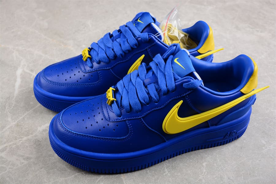 Ambush x Nike Air Force 1 Low Game Royal and Vivid Sulfur