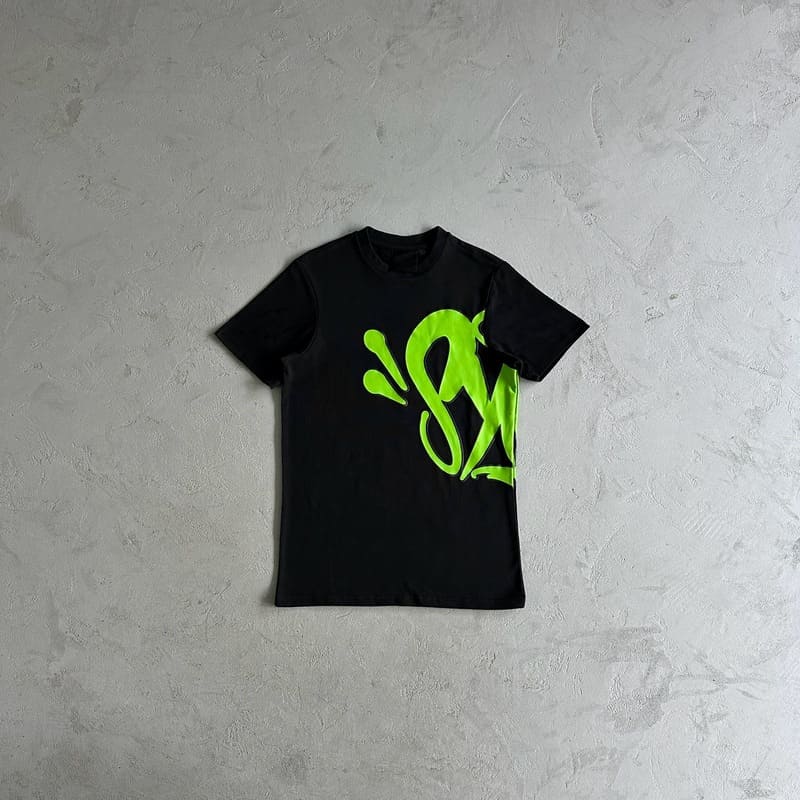 T-Shirt Synaworld OG Logo Black/Green