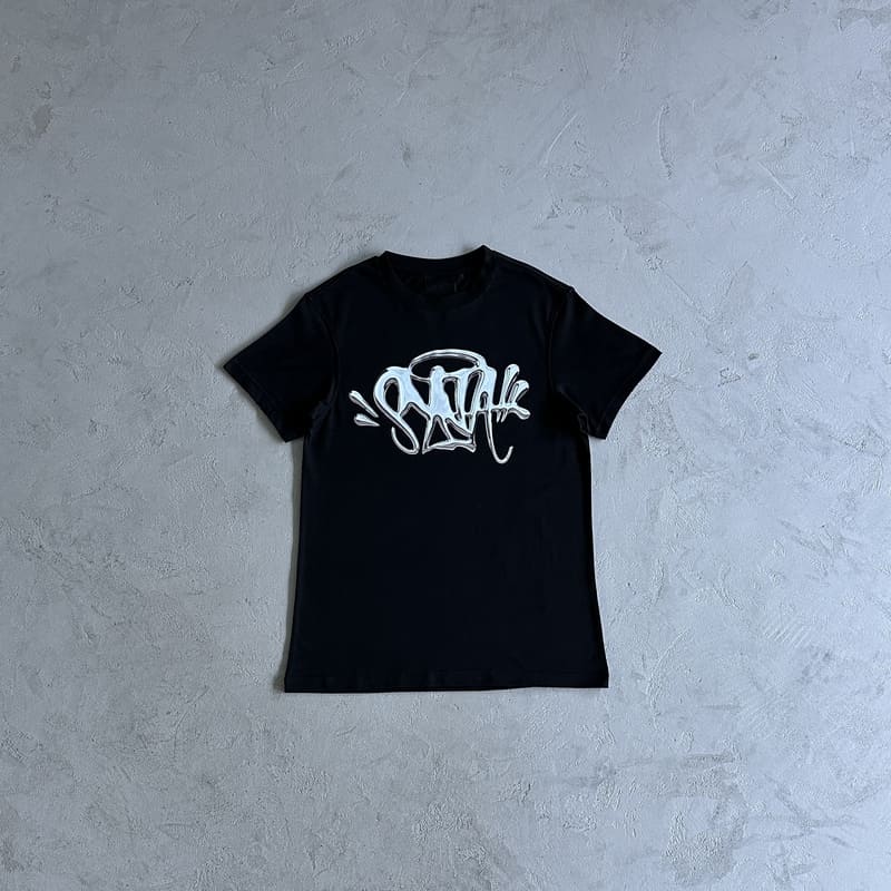 Synaworld 'Syna Logo' T-Shirt Black/Silver