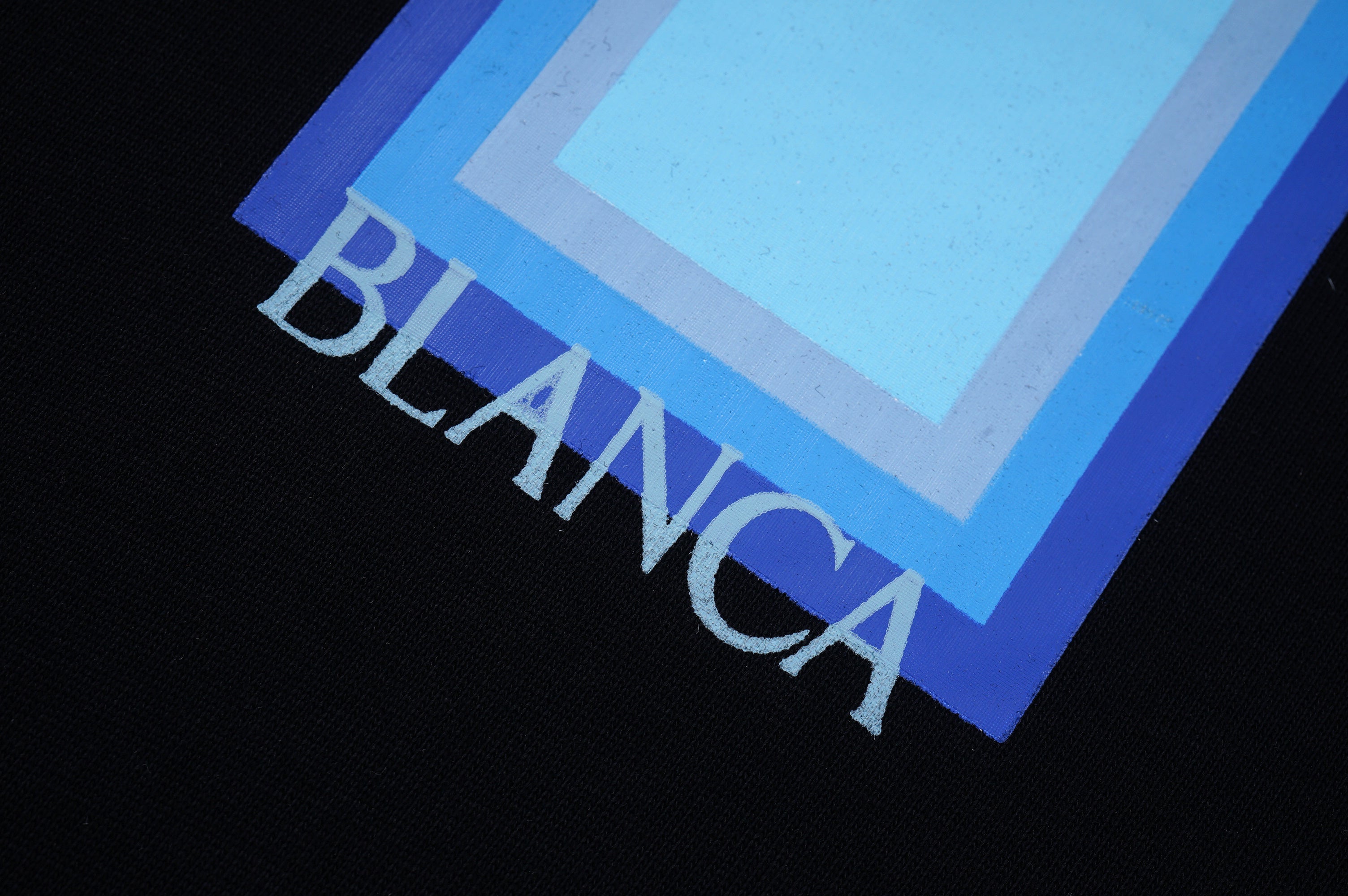 Camiseta CasaBlanca Logo Degrade Preta