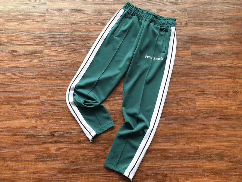 Palm Angels Green Track Pants