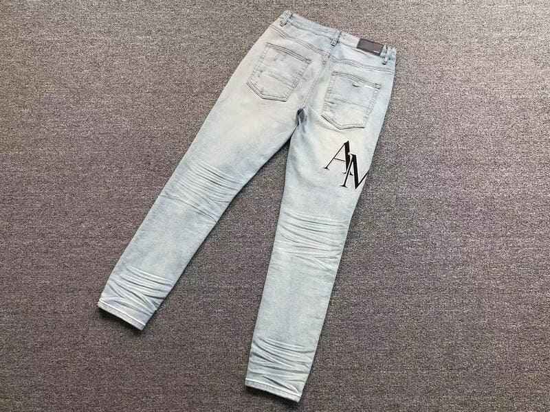 Amiri Jeans Staggered Logo