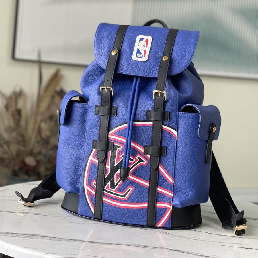 Louis Vuitton X NBA Christopher MM Blue Backpack