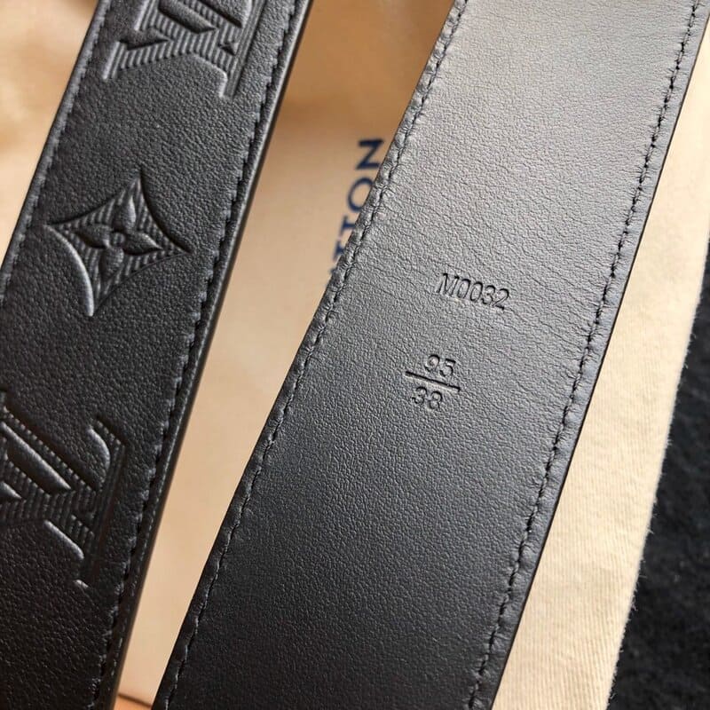 Louis Vuitton Monogram Black Belt