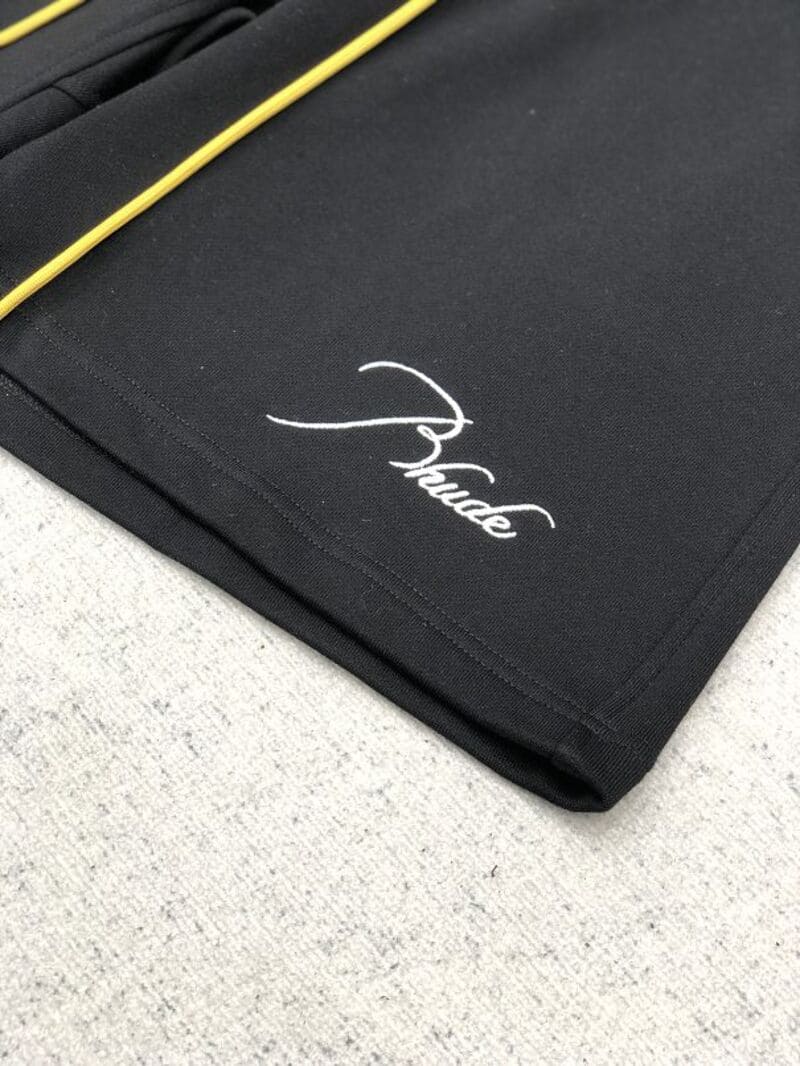 Rhude Logo Black Shorts