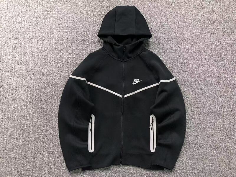 Nike Tech Fleece Tracksuit Black (Reflective)