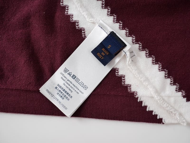Louis Vuitton Short-Sleeved Cotton Intarsia Crewneck T-Shirt