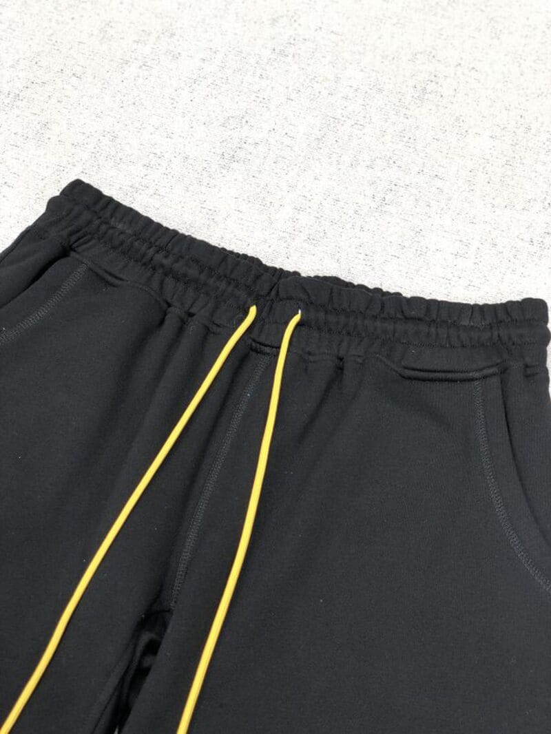 Rhude Logo Black Shorts