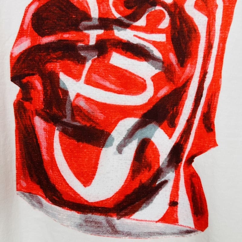 T-Shirt Stussy Soda Can White