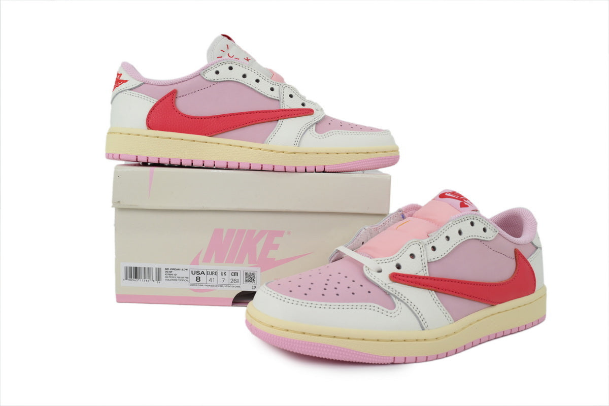 Travis Scott x Air Jordan 1 Low Red Low Hook