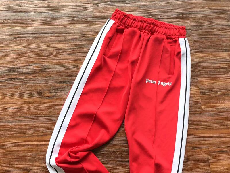 Palm Angels Logo Tracksuit Red