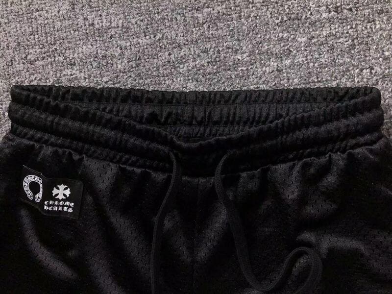 Chrome Hearts Sports Varsity Black Shorts