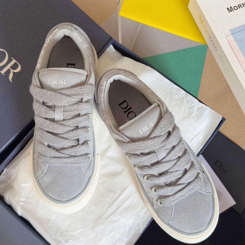 Dior B33 Gray Oblique Jacquard