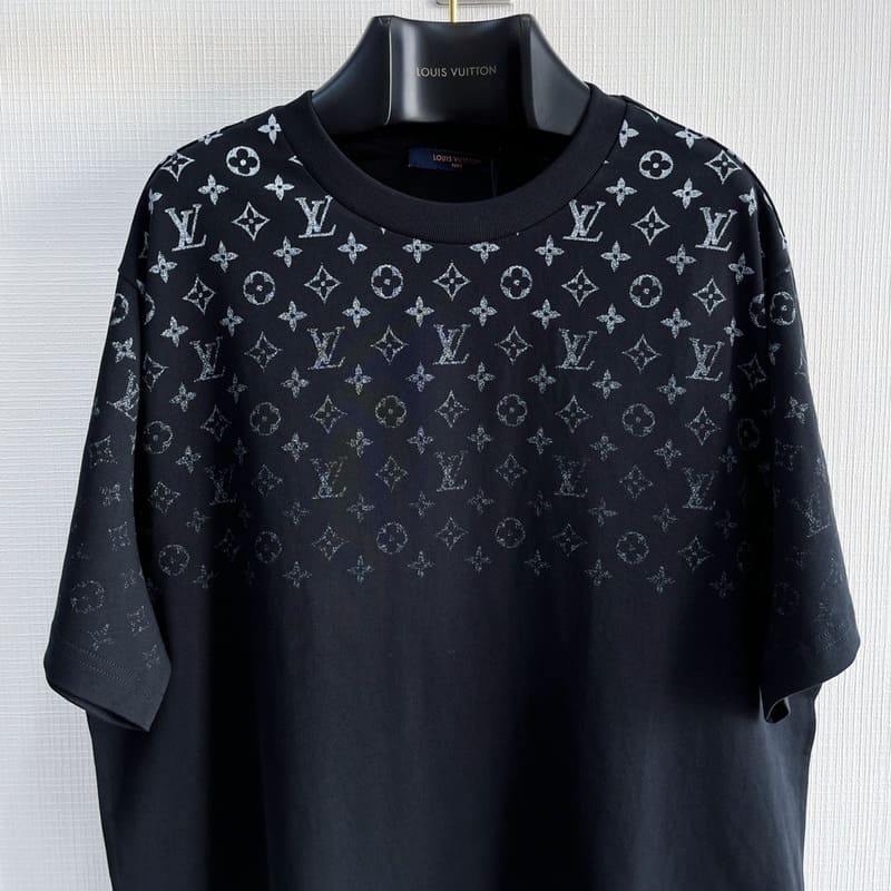 Louis Vuitton Gradient Cotton Black T-Shirt