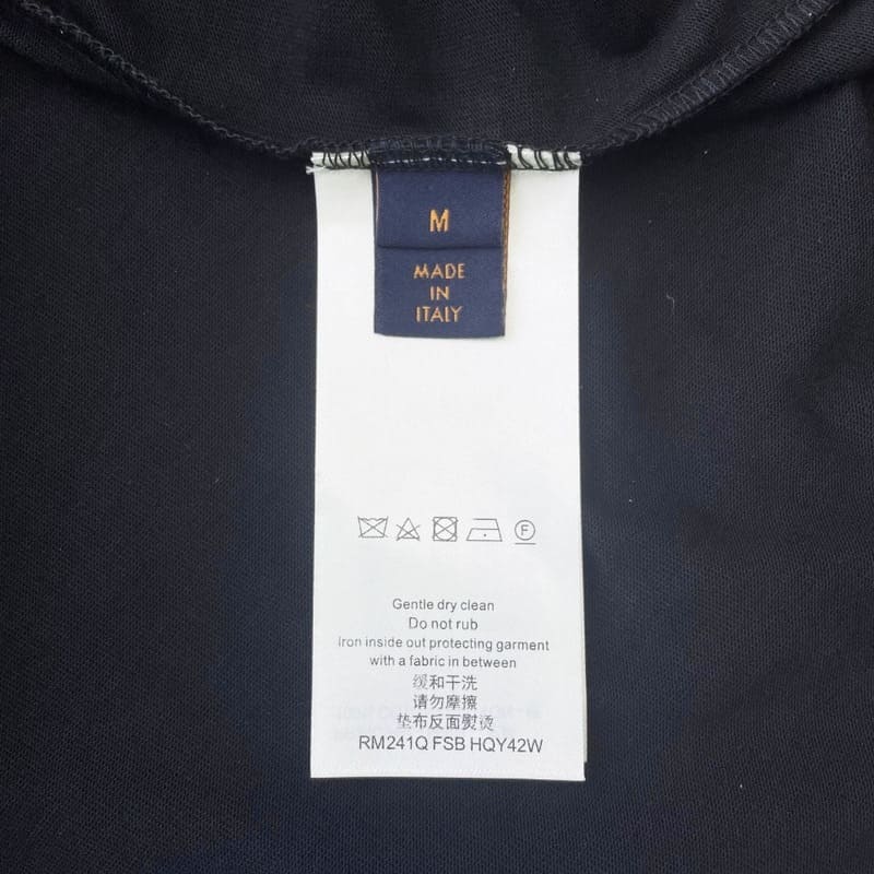 Louis Vuitton Gradient Cotton Black T-Shirt
