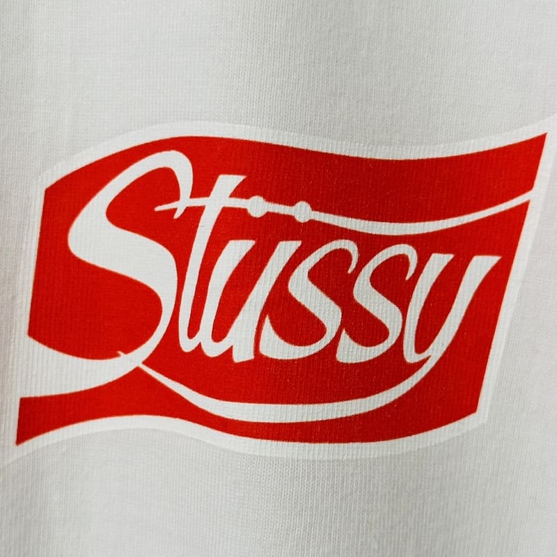 T-Shirt Stussy Soda Can White