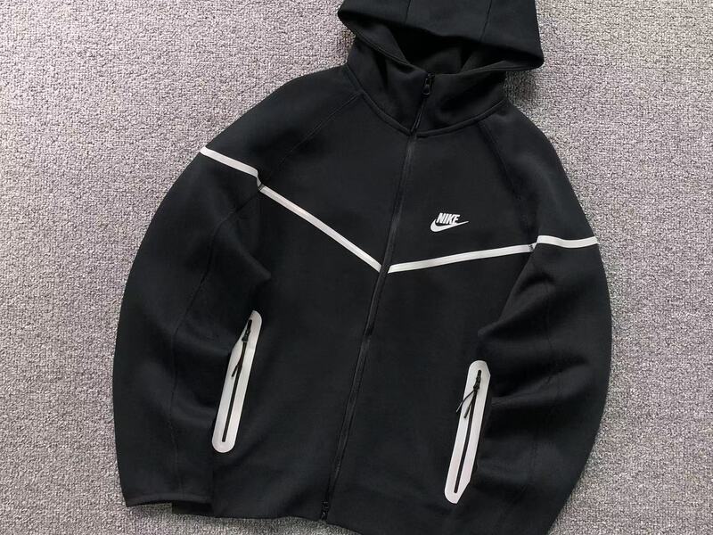 Nike Tech Fleece Tracksuit Black (Reflective)