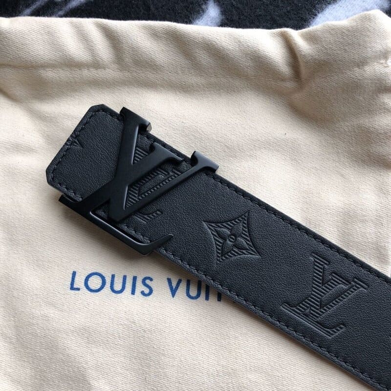 Louis Vuitton Monogram Black Belt