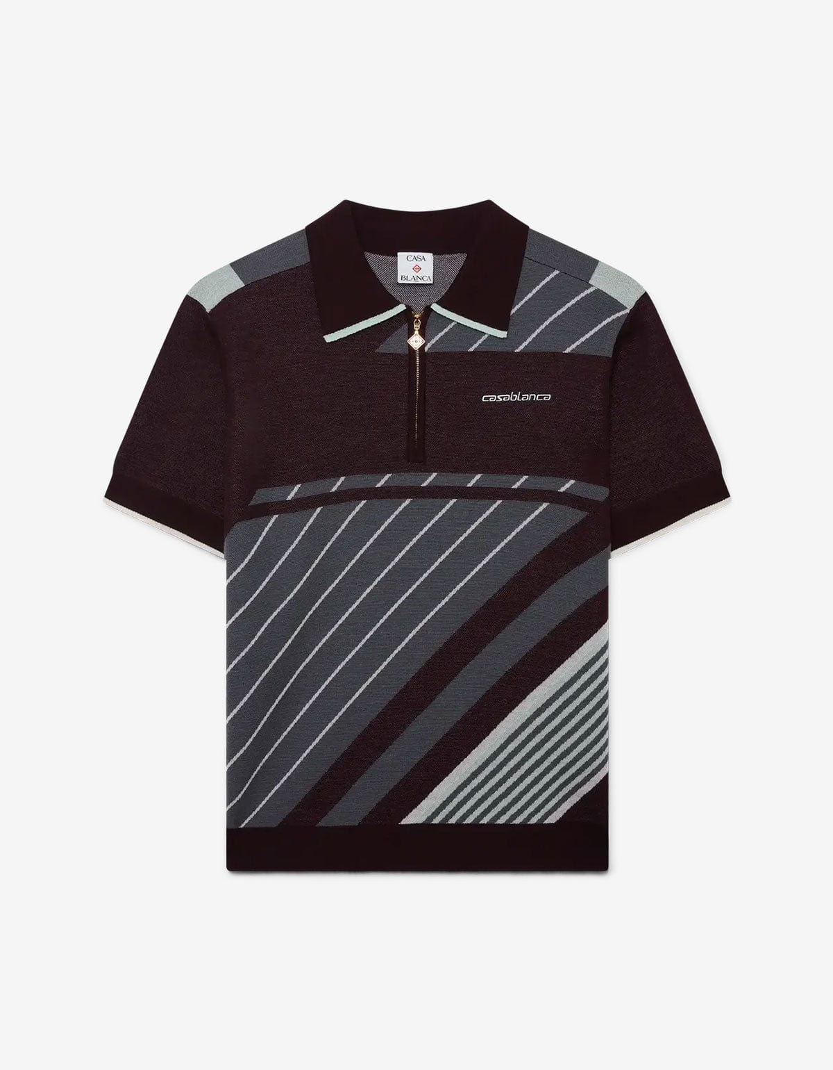 Conjunto Casablanca Purple Merino Diagonal Tennis