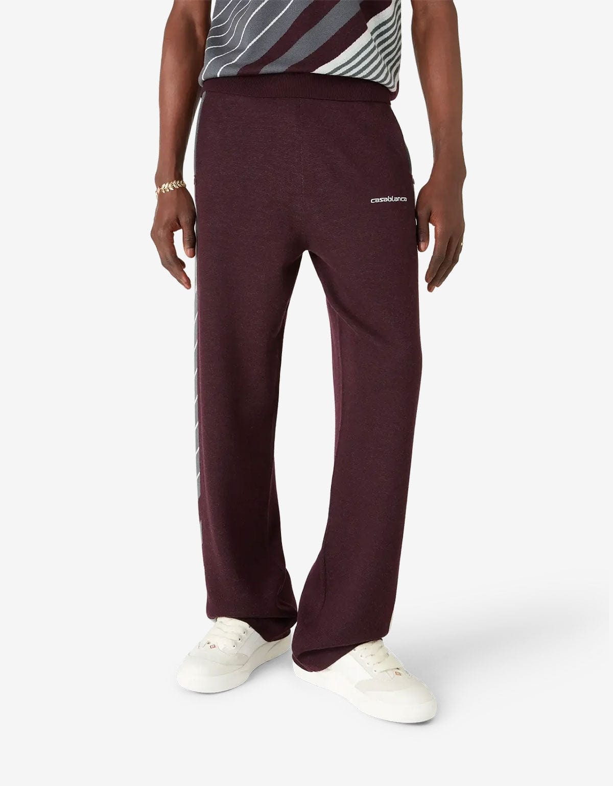 Conjunto Casablanca Purple Merino Diagonal Tennis