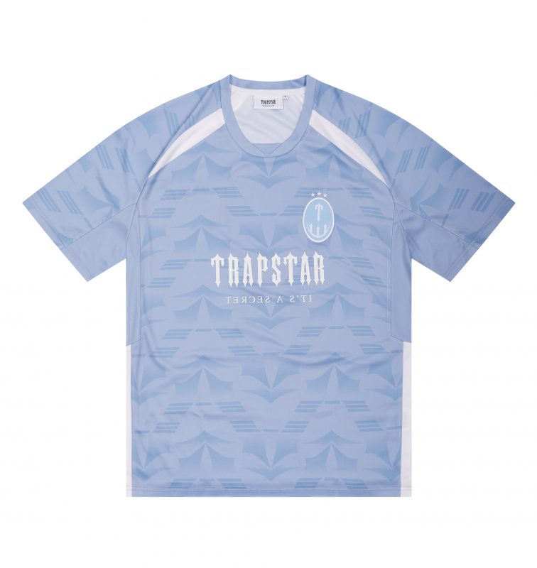 Trapstar Irongate Football Jersey Blue