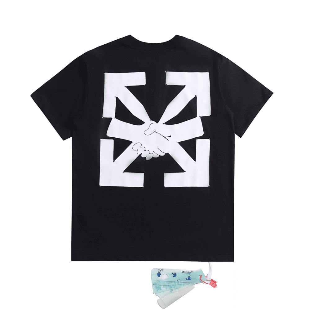 Off-White Hand Shake Black T-shirt
