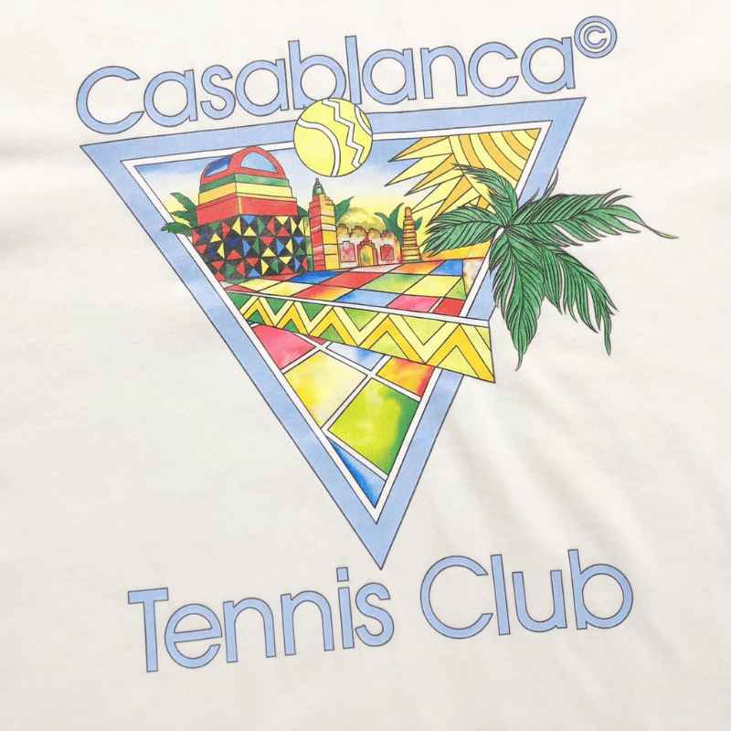 Casablanca Afro Cubism Tennis Club T-Shirt