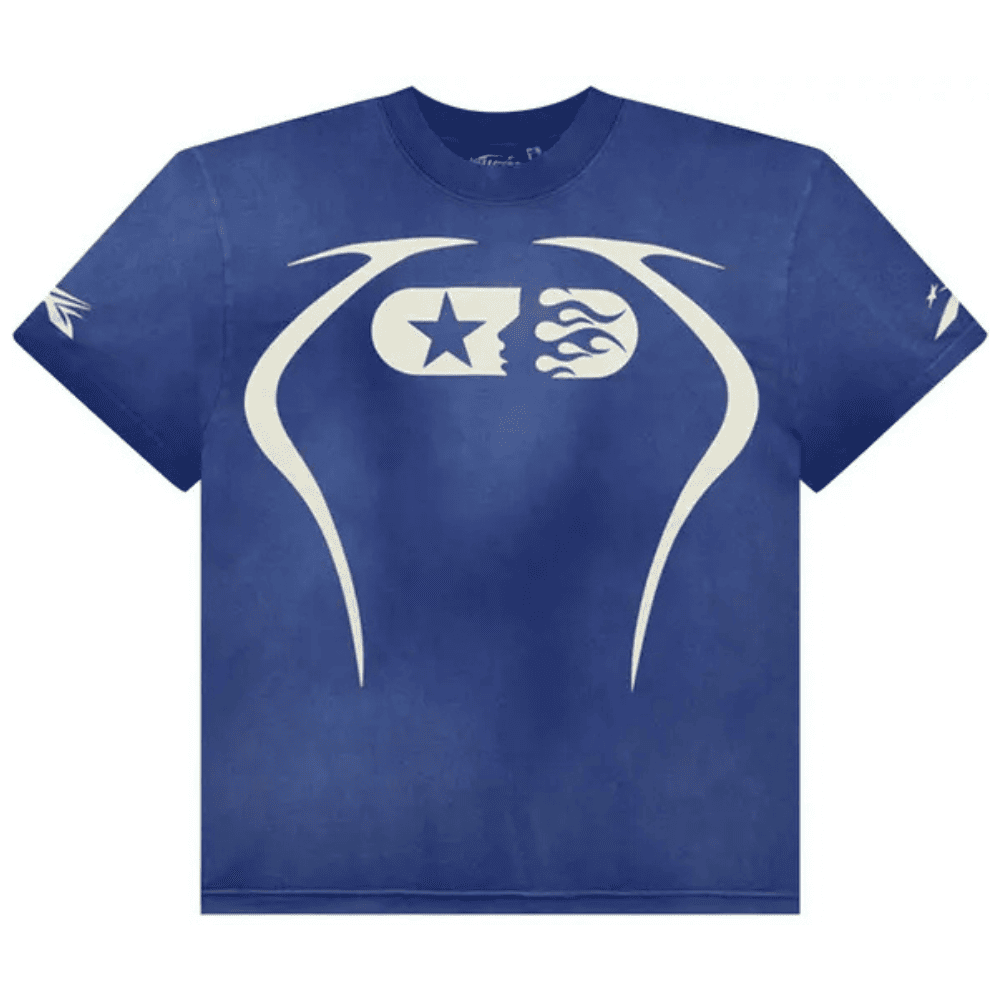Hellstar Warm Up Blue T-Shirt