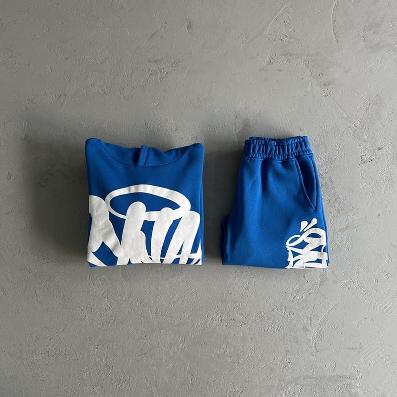 Team Syna Hood Twinset Blue Set