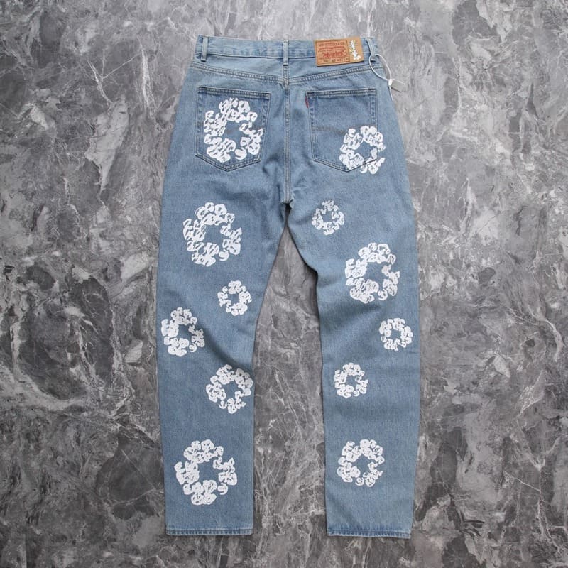 Denim Tears x Levi's Cotton Wreath Light Wash Jean