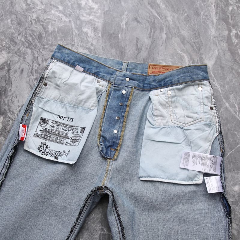 Denim Tears x Levi's Cotton Wreath Light Wash Jean