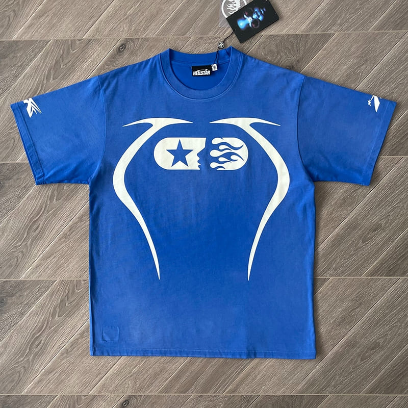 Hellstar Warm Up Blue T-Shirt