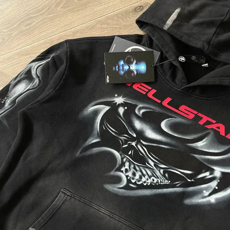 Hellstar Airbrushed Skull Sweatshirt