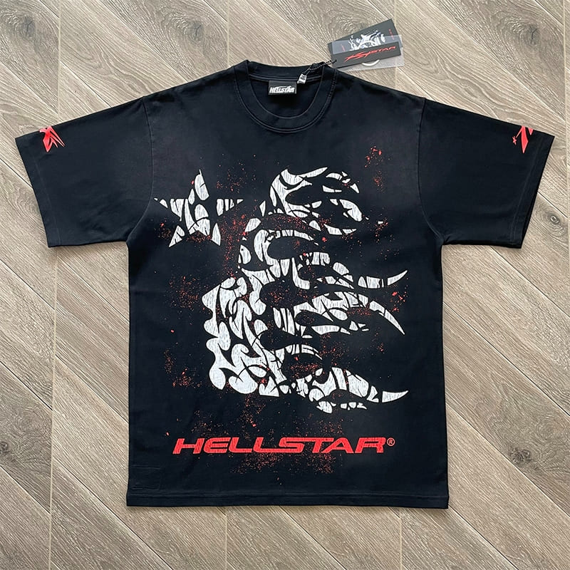 T-shirt Hellstar Thorn Black Red